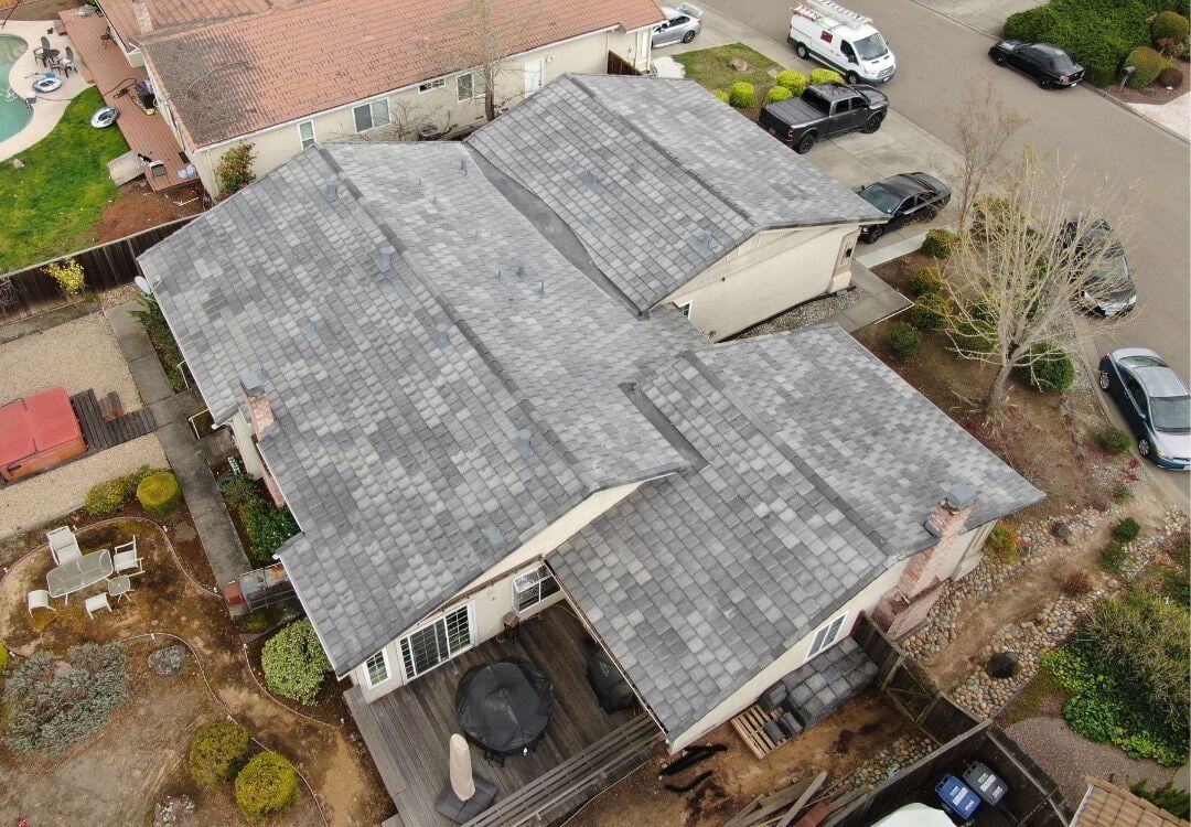 image of home from above